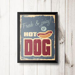 PLACA HOT DOG CLASSIC na internet