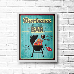 PLACA BARBECUE BAR na internet