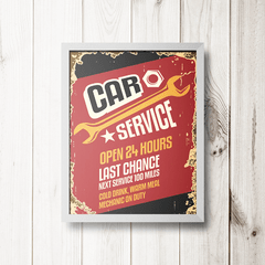 PLACA CAR SERVICE - comprar online