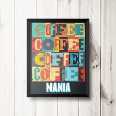 PLACA COFFEE MANIA na internet