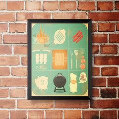 PLACA BBQ GRILL MENU na internet