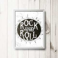 PLACA ROCK N ROLL 2 - comprar online