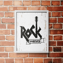 PLACA ROCK FOREVER - comprar online