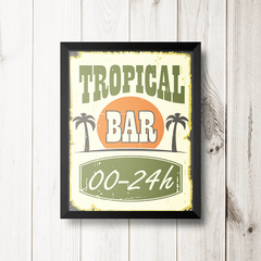 PLACA TROPICAL BAR na internet