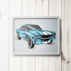 PLACA CAR BLUE - comprar online