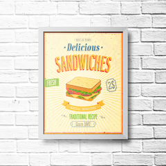 PLACA SANDWICHES - comprar online