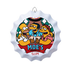 PLACA TAMPINHA DE GARRAFA SIMPSONS MOES 17 cm