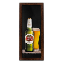 Quadro Relevo Beer Stella Artois 40x15 cm - comprar online