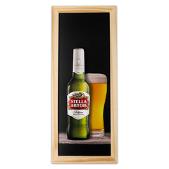 Quadro Relevo Beer Stella Artois 40x15 cm na internet