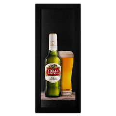 Quadro Relevo Beer Stella Artois 40x15 cm