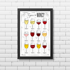 PLACAS TYPES OF WINE - comprar online