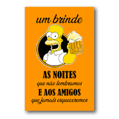 PLACA UM BRINDE