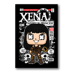 PLACA ILUSTRAÇÃO PRINCESA XENA FUNKO