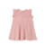 Vestido con body vigoré rosa suave