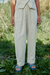 Pantalon Genesis Rayado Offwhite - comprar online