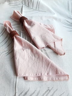 Pack servilletas lisas rosa x4
