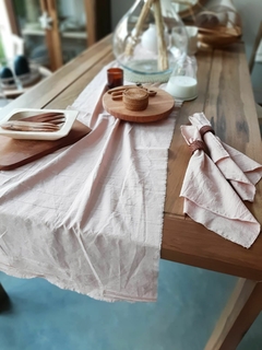 Pack servilletas lisas rosa x4 - comprar online