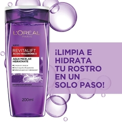 Imagen de Crema Antiarrugas Loreal Revitalift Acido Hialuronico Cuidado Dia + Noche + Agua Micelar