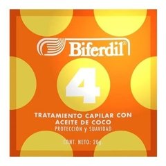 Tratamiento Capilar Biferdil 4 Con Aceite De Coco Pack 6un - tienda online