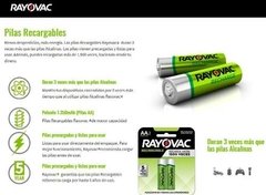 Pilas Recargables Aa Rayovac 2 Unidades 1350mah en internet