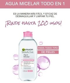 Agua Micelar Garnier Skin Active Desmaquilla Limpia Tonifica en internet