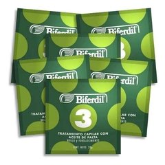 Tratamiento Capilar Biferdil 3 Con Aceite De Palta Pack 6un