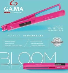 Planchita De Pelo Gama Bloom Elegance Led Digital Pink Rosa - Tienda Ramona