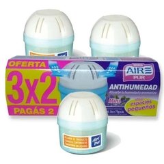 Antihumedad Aire Pur Mini Pack 3x2 Fragancia Lavanda O Pino