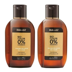 Shampoo + Balsam Biferdil Biocolor 0% Sella Color Con Quinoa