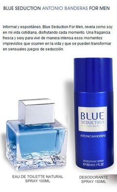 Blue Seduction De Antonio Banderas Edt 100ml + Desodorante en internet