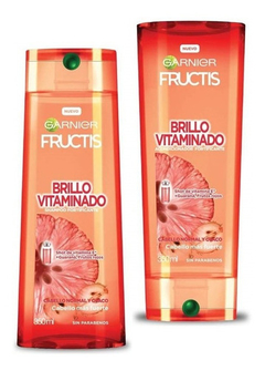 Shampoo Y Acondicionador Fructis Brillo Vitaminado X350