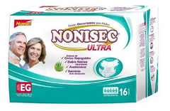 Pañales Para Adultos Descartable Nonisec Ultra Talle Eg 16un