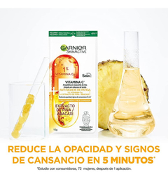 Mascarilla De Tela Garnier Con Vitamina C Y Extracto De Piña en internet