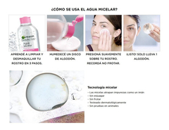Agua Micelar Con Rosas Garnier Skin Active Limpia E Ilumina - tienda online