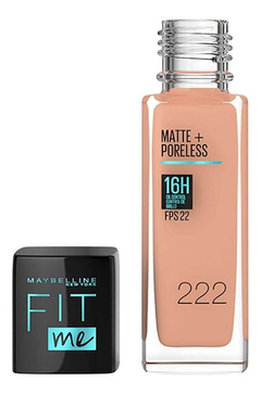 Base Líquida Maybelline Fit Me Matte Y Sin Poros Con Fps 22 - tienda online