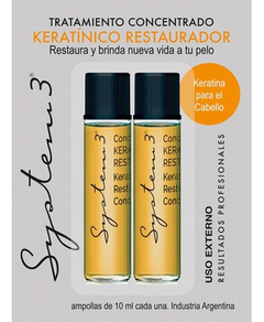 Tratamiento Ampolla Restaurador Keratinico System 3 Pack 12u - tienda online