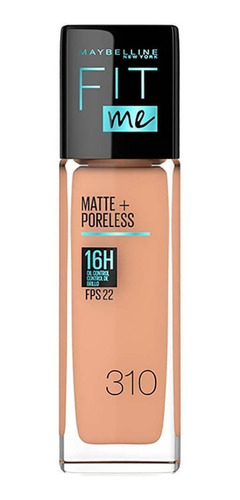 Imagen de Base Líquida Maybelline Fit Me Matte Y Sin Poros Con Fps 22