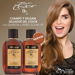 Shampoo + Balsam Biferdil Biocolor 0% Sella Color Con Quinoa - comprar online