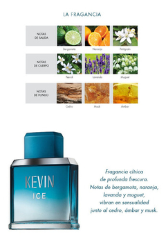Perfume Hombre Kevin Ice Edt 100ml + Desodorante - Tienda Ramona