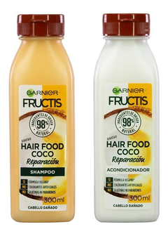 Shampoo + Acodicionador Garnier Fructis Hair Food Coco