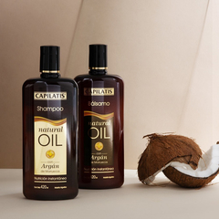 Shampoo + Acondicionador + Tratamiento Capilatis Natural Oil en internet