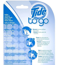 Quita Manchas Instantáneo Portátil Tide To Go Tipo Lapiz 2un - comprar online