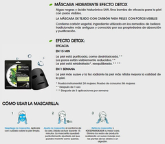 Mascarilla Matificante Tela Negra Garnier Pure Carbon Detox en internet