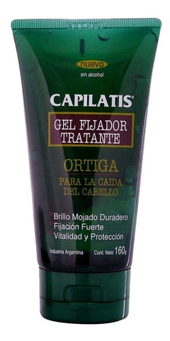 Gel Fijador Tratante Capilatis Ortiga Caída Cabello 160g