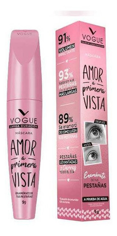 Mascara Pestañas Vogue Amor A Primera Vista Waterproof Negro - comprar online