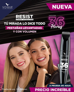 Mascara De Pestañas Vogue Resist 36hs A Prueba De Agua en internet