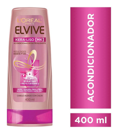 Shampoo Y Acondicionador Elvive Kera-liso Keratina Mk 400ml - tienda online