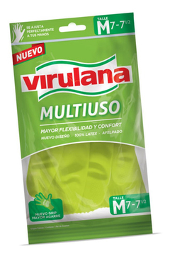 Guantes De Latex Multiuso Virulana Con Grip Y Afelpado - tienda online