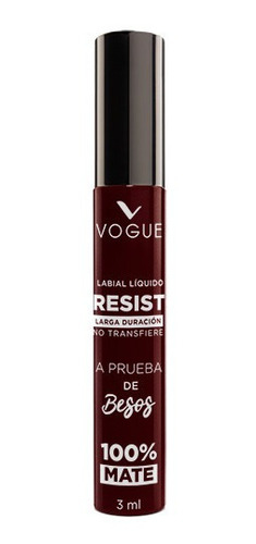Labial Liquido Vogue Resist Larga Duracion Acabado 100% Mate