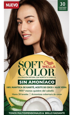 Tintura Coloracion Wella Soft Color Sin Amoniaco Kit - comprar online